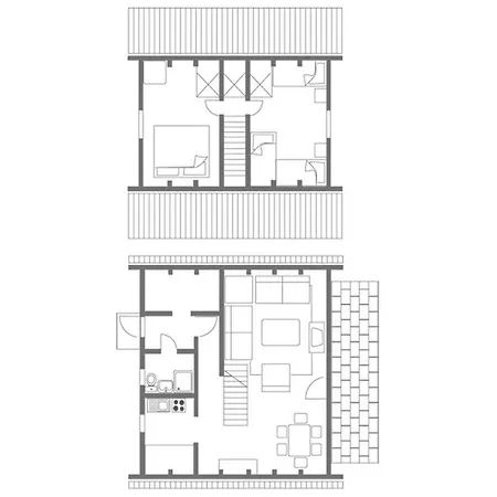 Ferienwohnpark Nurdachhaus Typ 8 Ndt 032 *